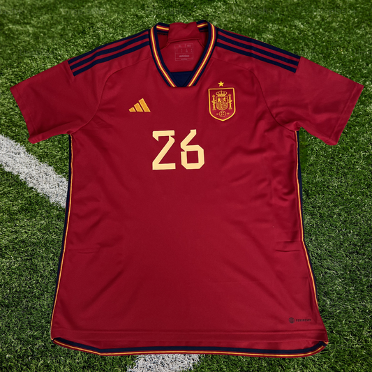 Spain Pedri Home Shirt 2022 - XL