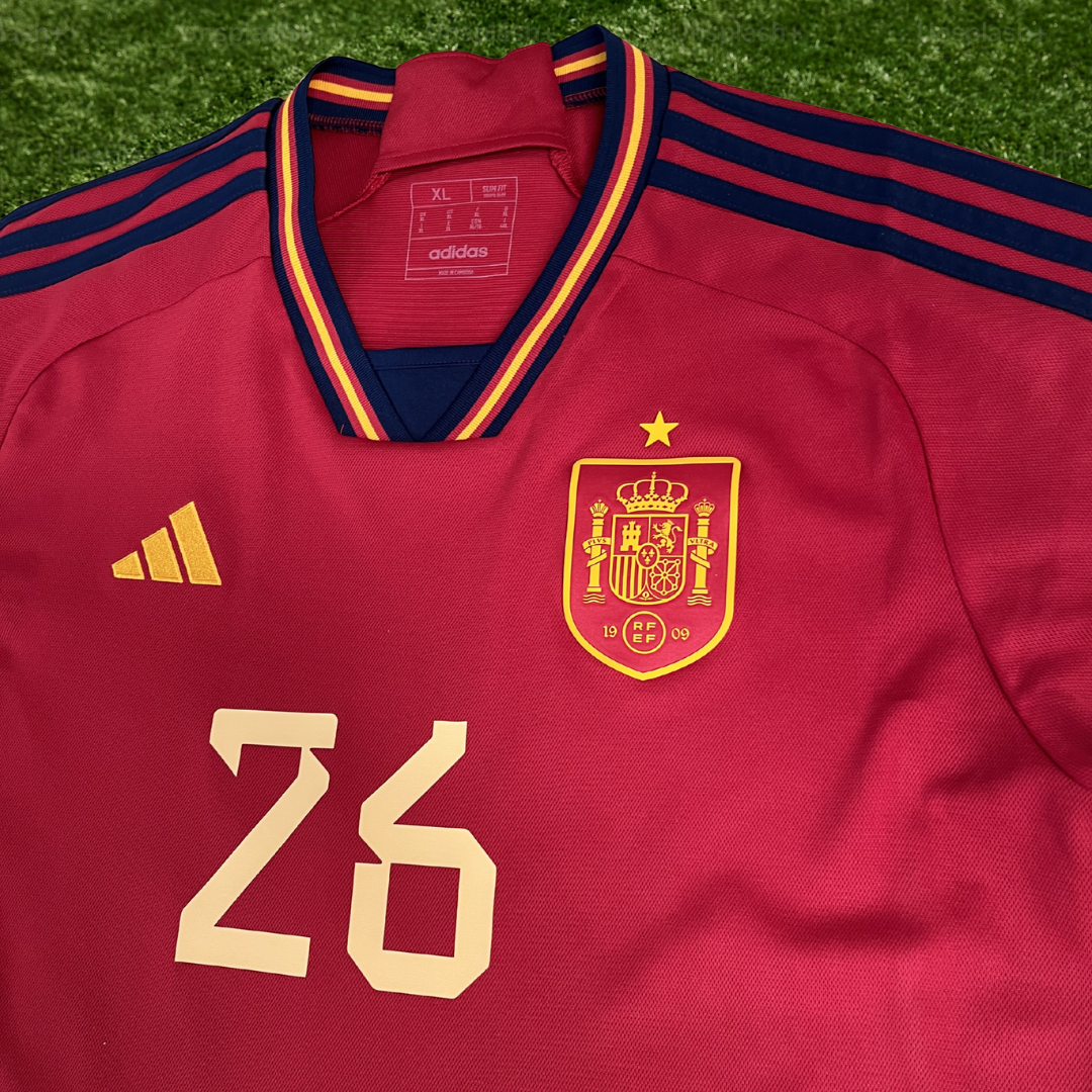 Spain Pedri Home Shirt 2022 - XL