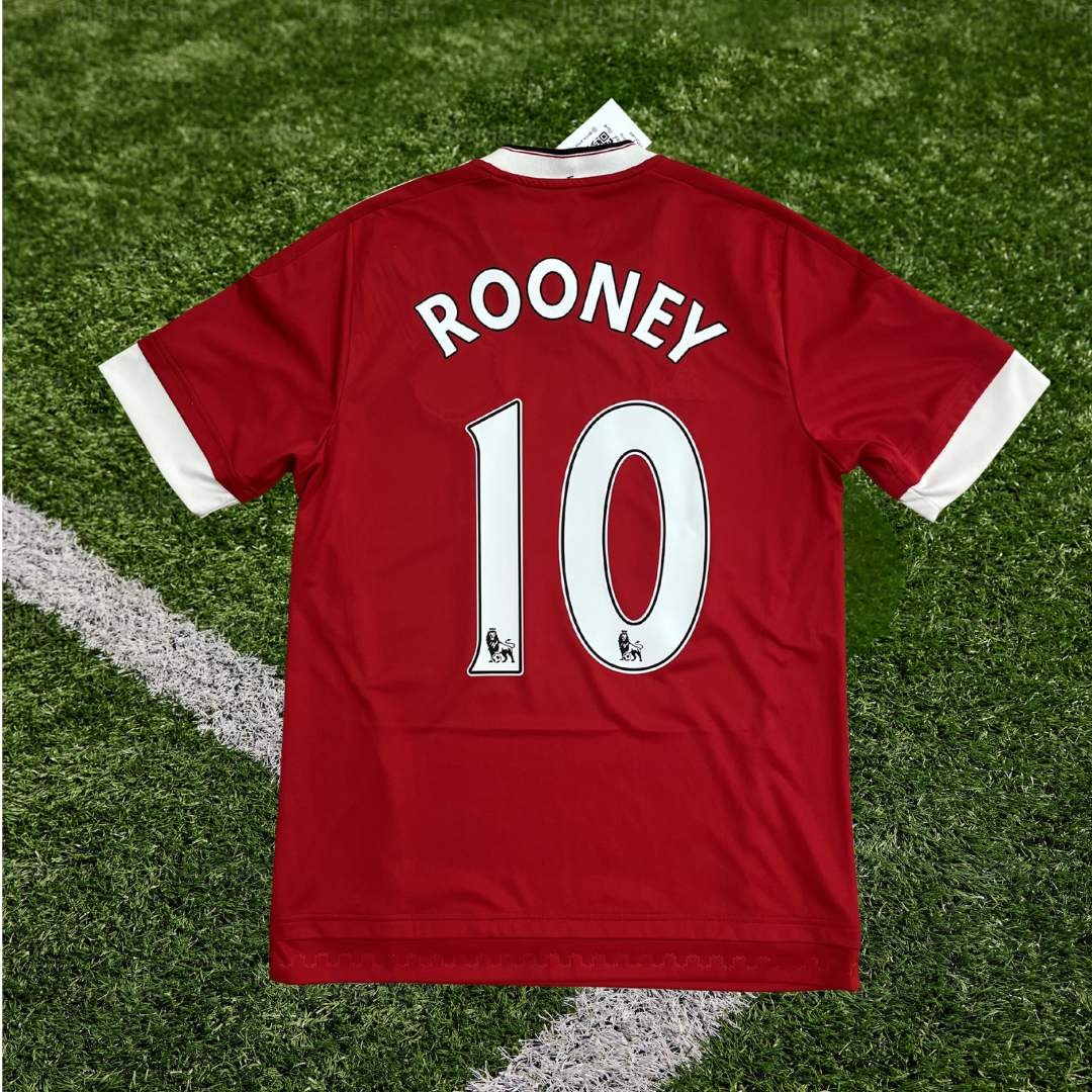 Man United Rooney Home Shirt 15/16 - M