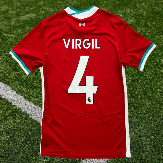 Liverpool 20/21 Virgil van Dijk Home Shirt - Small