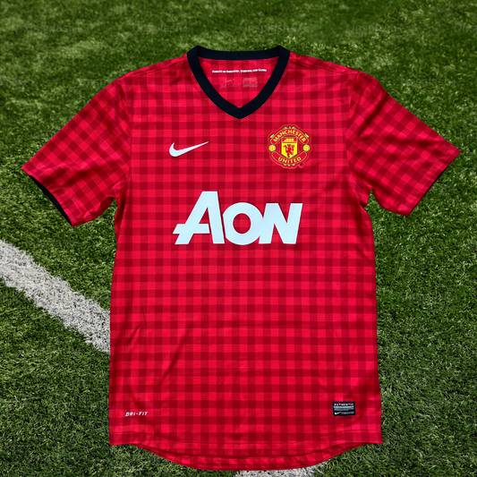 Man United 12/13 Vidic Home Shirt - Small