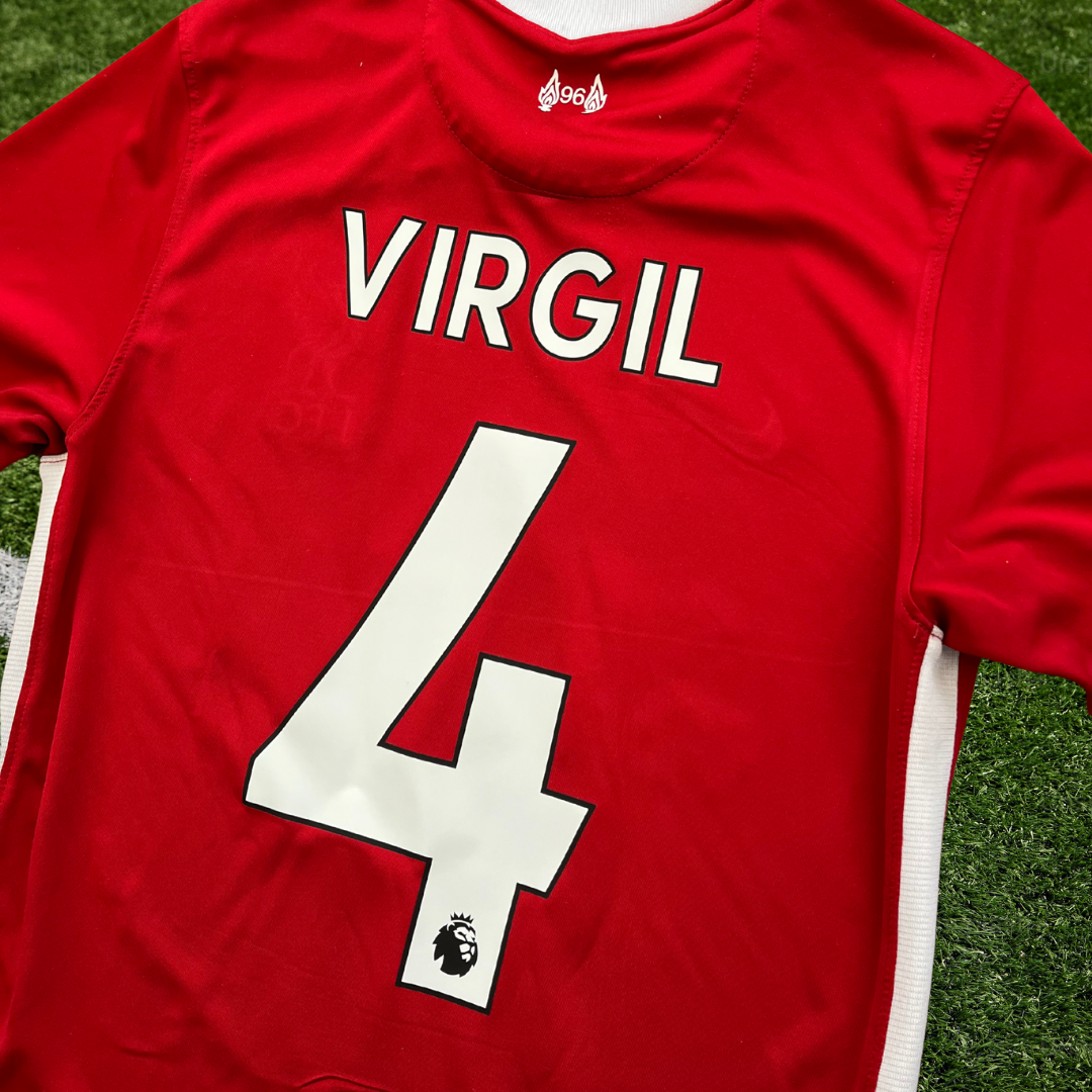 Liverpool 20/21 Virgil van Dijk Home Shirt - Small
