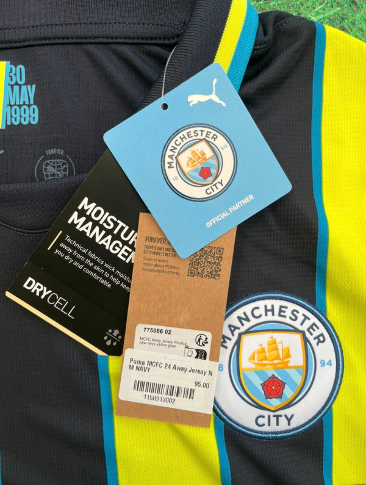 Haaland Manchester City Away Shirt 24/25