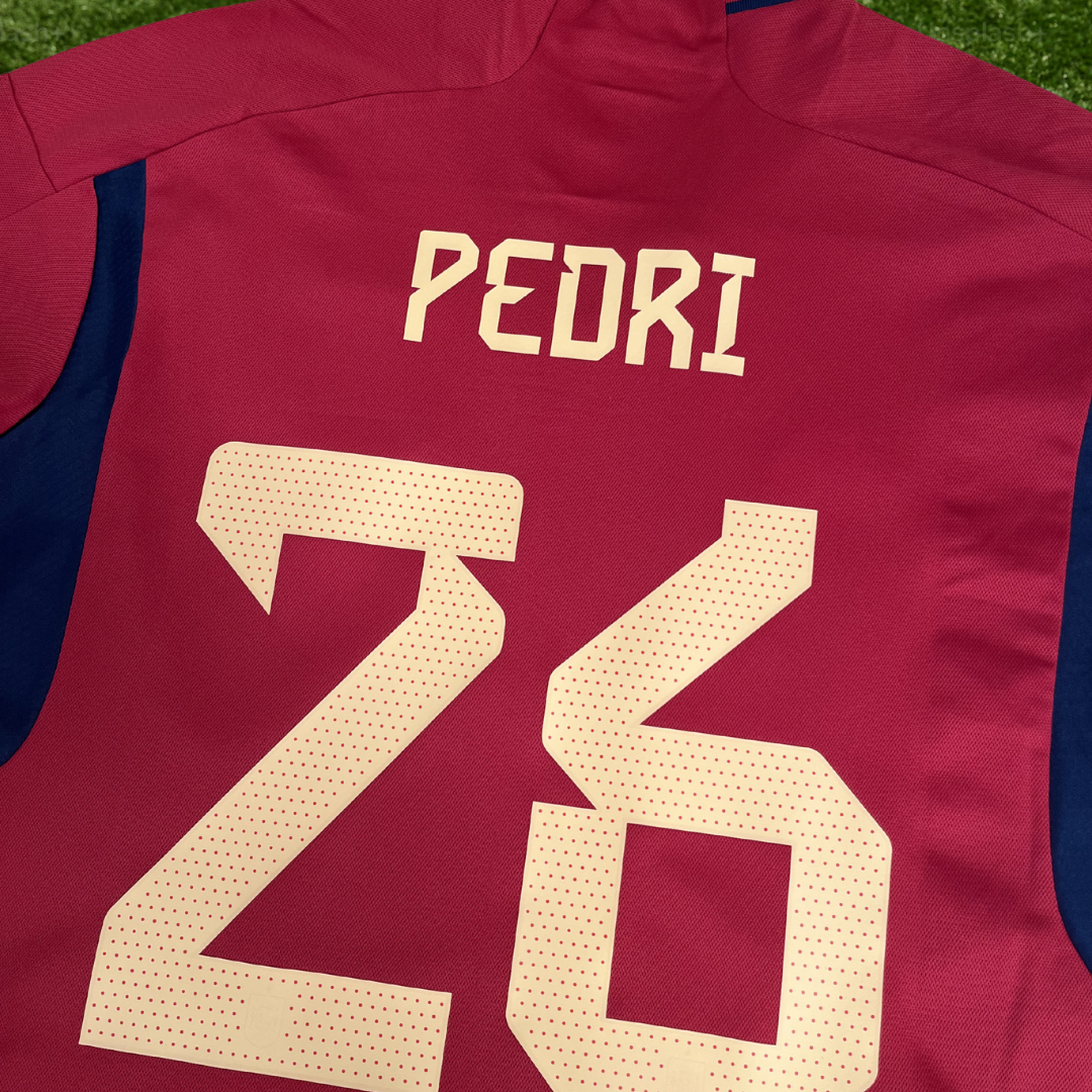 Spain Pedri Home Shirt 2022 - XL