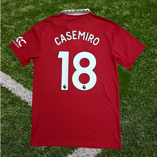Man United Casemiro Home Shirt 22/23 - M