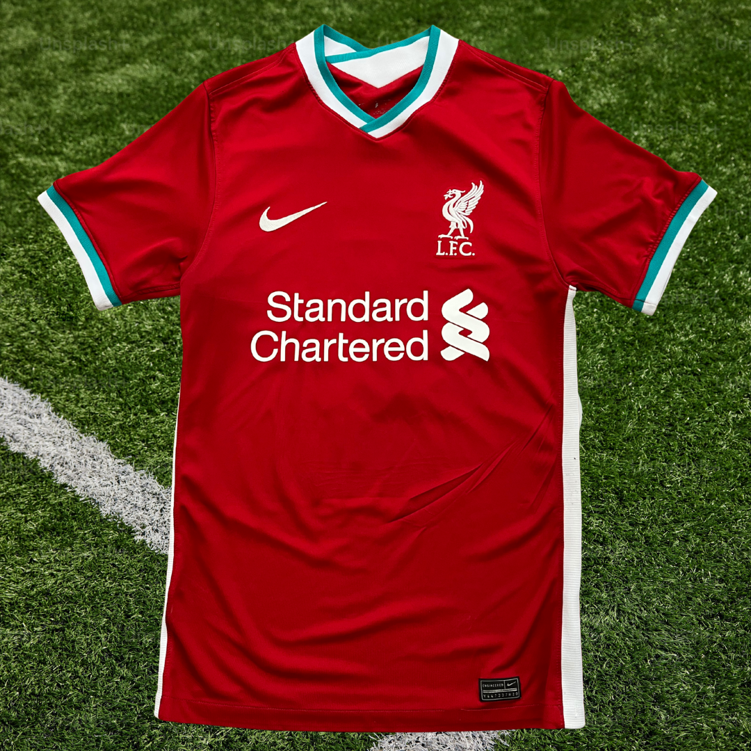 Liverpool 20/21 Virgil van Dijk Home Shirt - Small