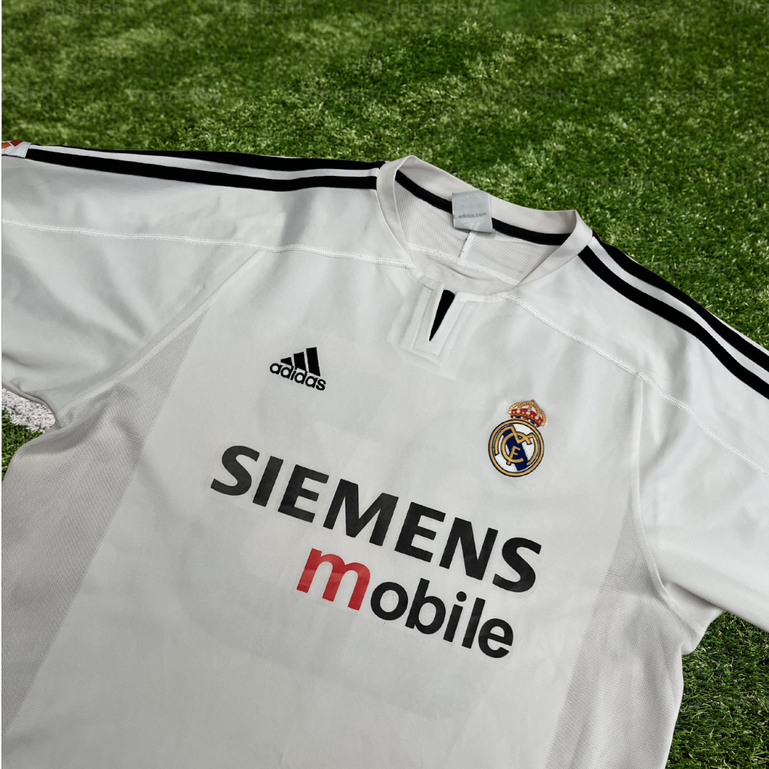 Real Madrid Beckham Home Shirt 03/04 - L