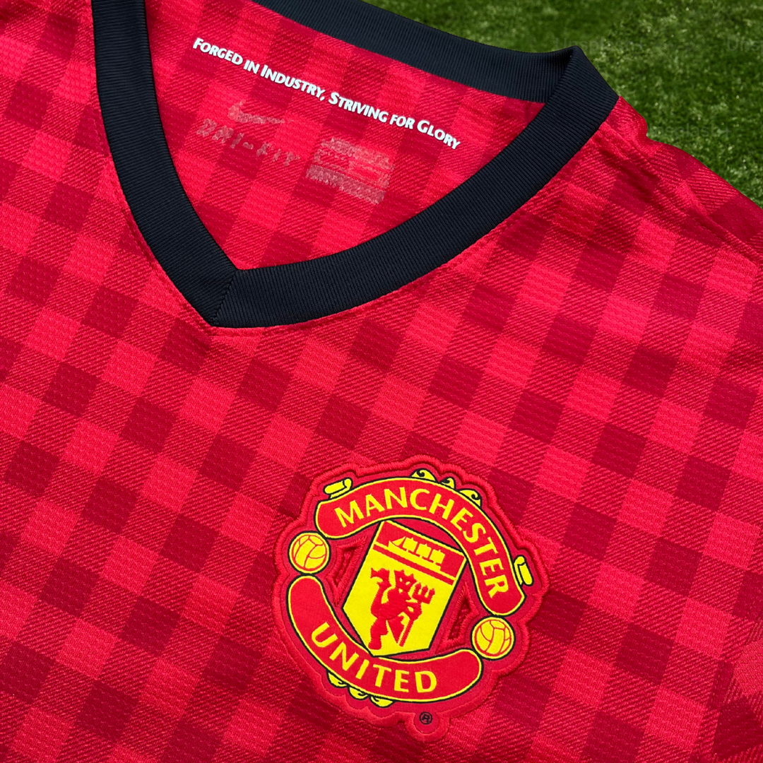 Man United 12/13 Vidic Home Shirt - Small